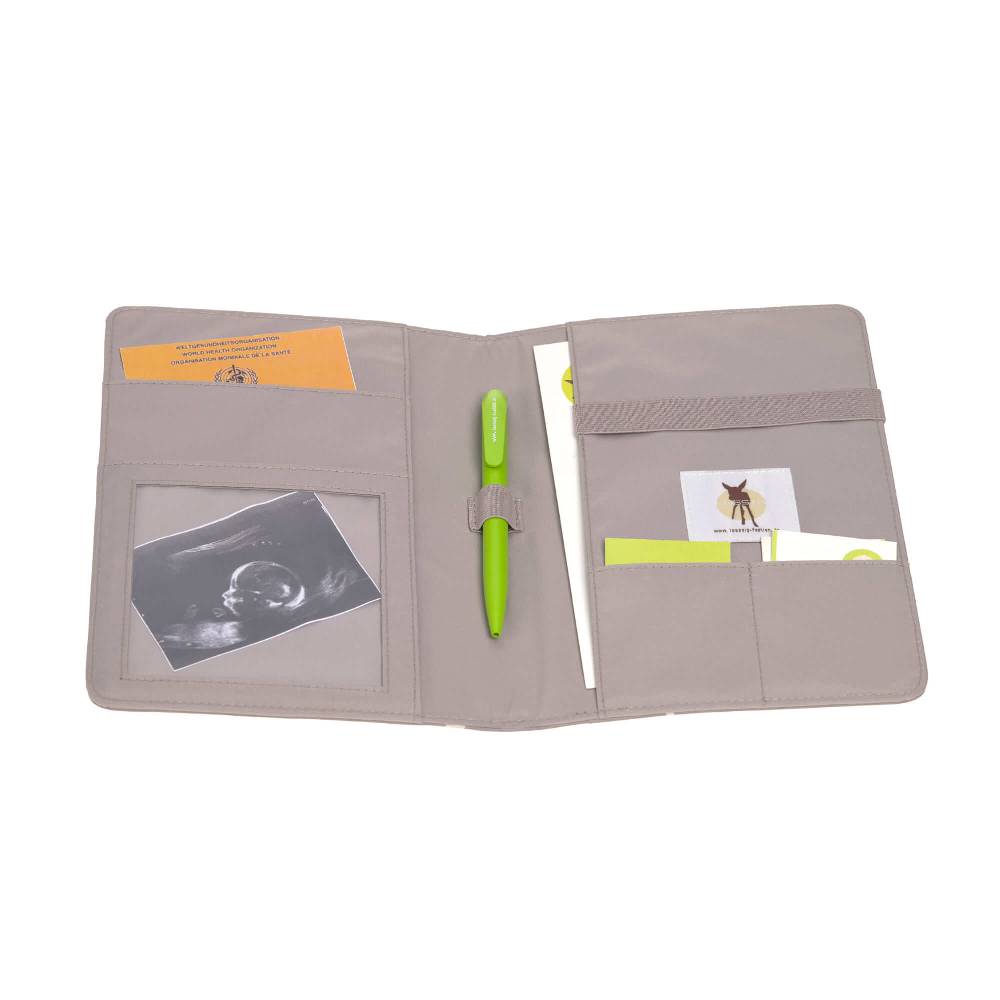 Lässig Mutterpasshülle - Blocks Taupe, Grau Fabrik Onlineshop