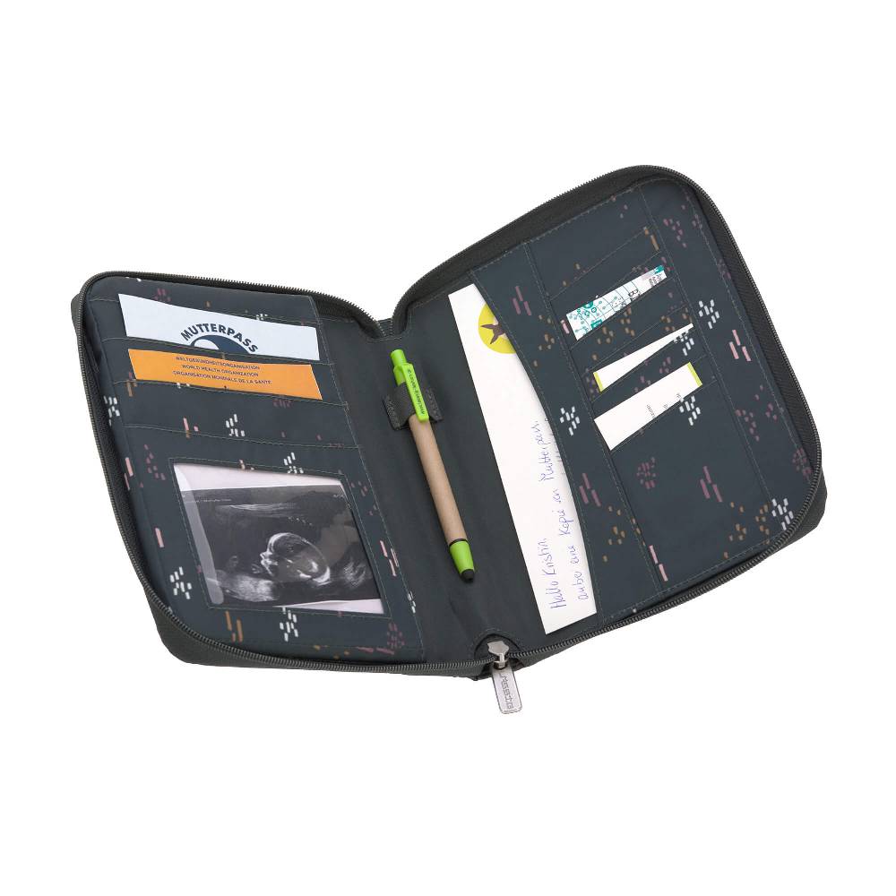 Lässig Mutterpasshülle - Document Pouch, Blobs Forest Rabatt