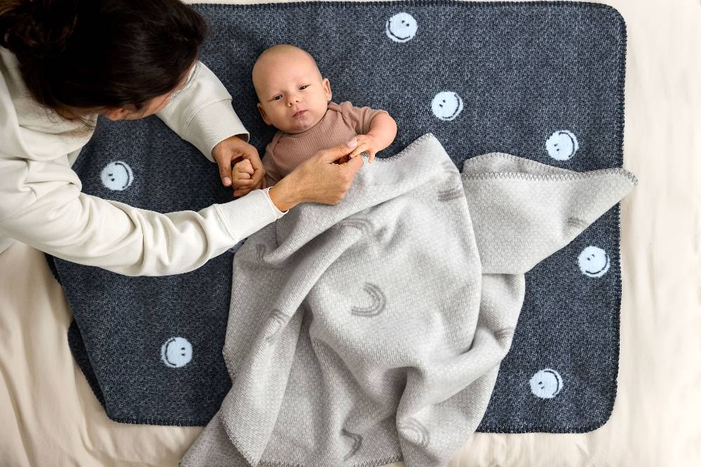 Lässig Babydecke - Bio Baumwolle, Grau Heißer Verkauf