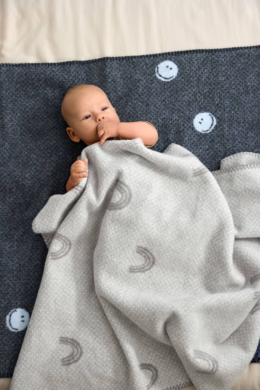 Lässig Babydecke - Bio Baumwolle, Grau Heißer Verkauf