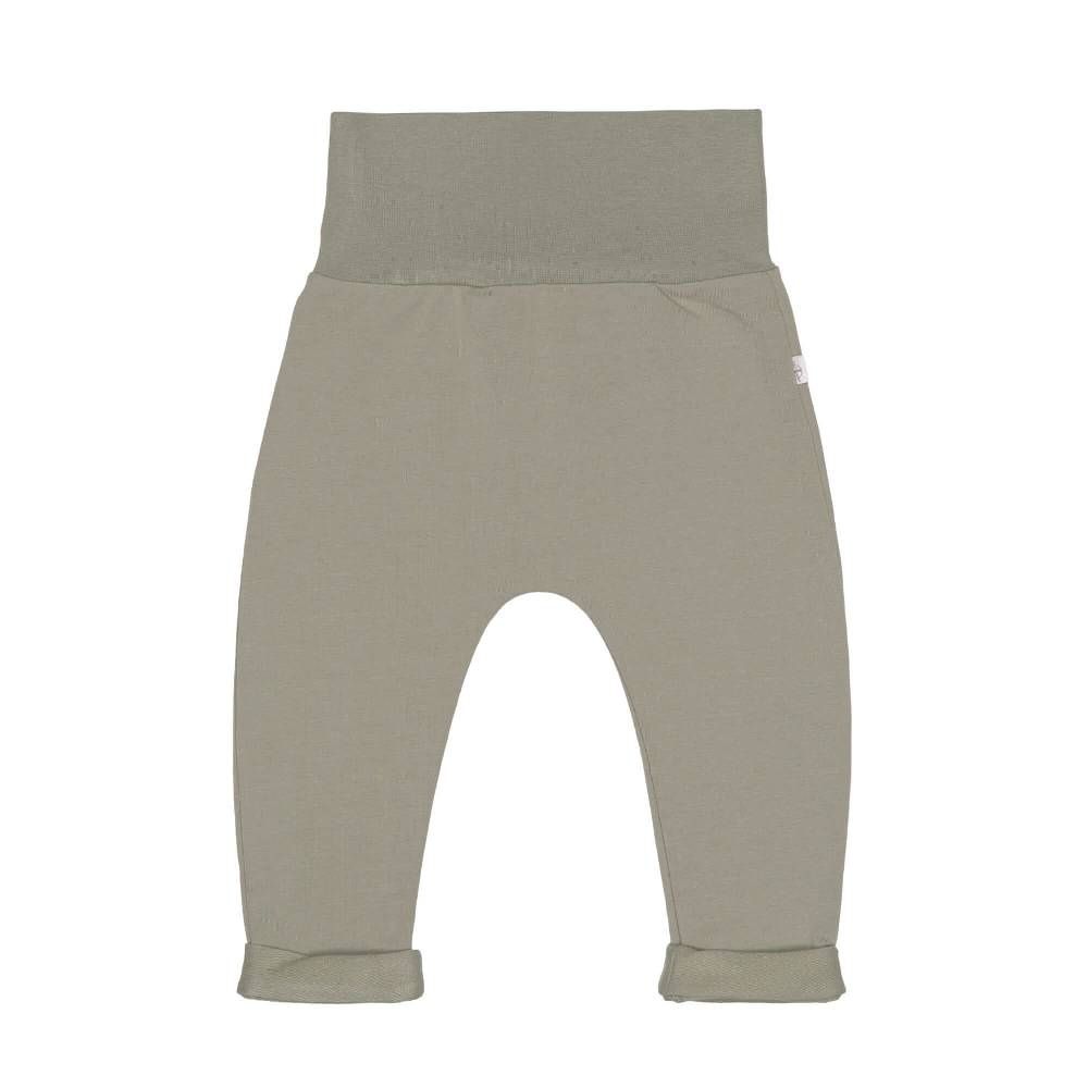 Lässig Babyhose - Bio Baumwolle, Oliv Zeitlich begrenztes Angebot