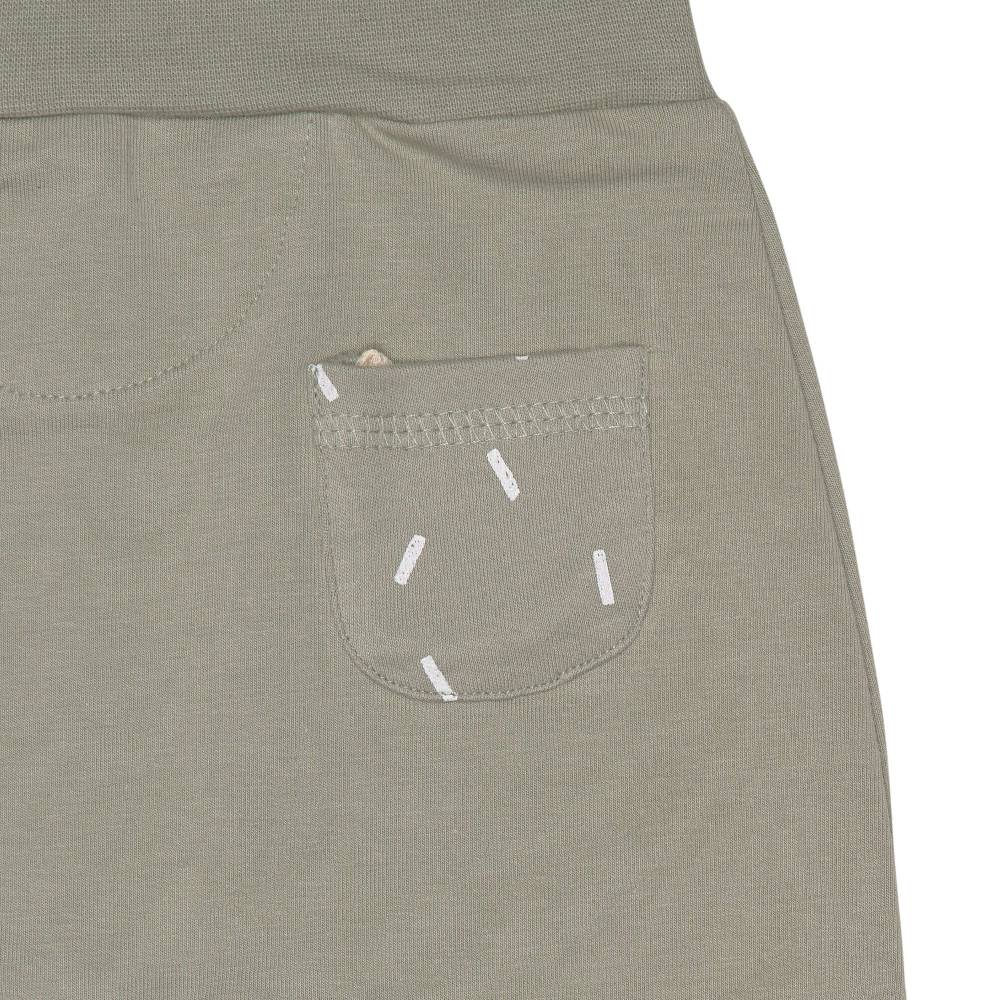 Lässig Babyhose - Bio Baumwolle, Oliv Zeitlich begrenztes Angebot