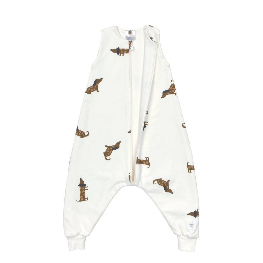 Lässig Kinder Schlafoverall 1 TOG - Bio Baumwolle, Beige Neuheiten
