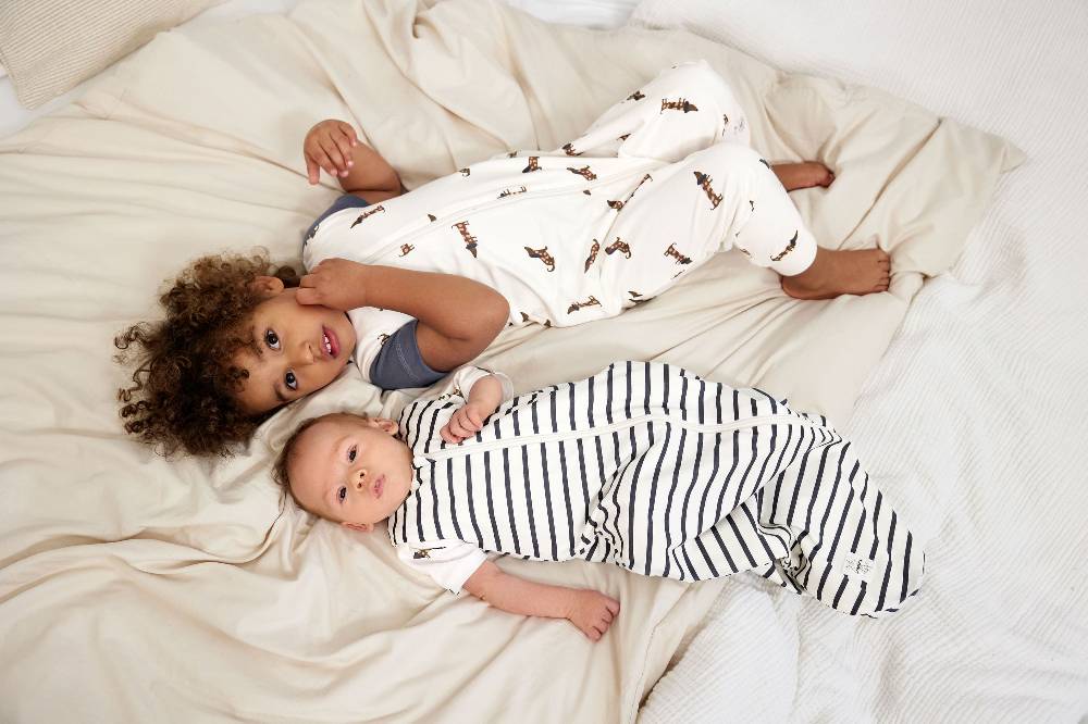 Lässig Kinder Schlafoverall 1 TOG - Bio Baumwolle, Beige Neuheiten