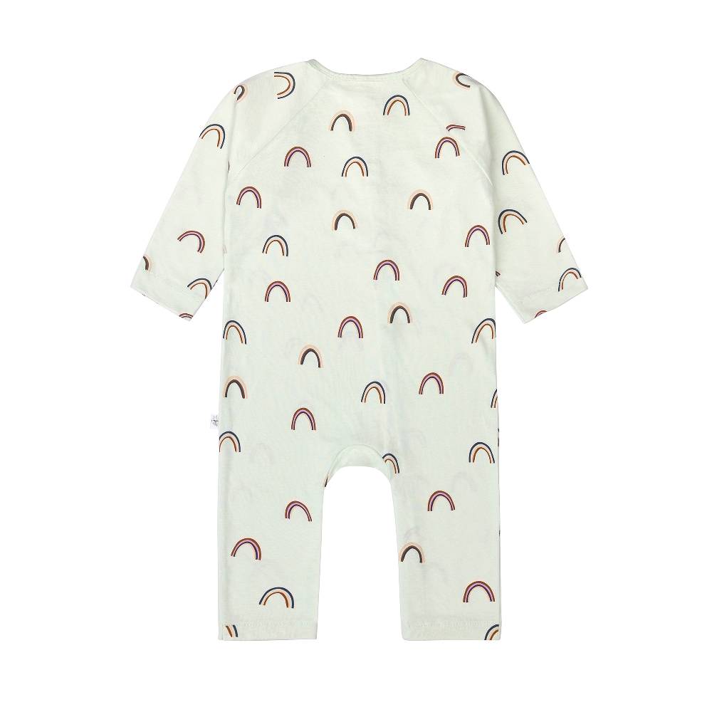 Lässig Baby Schlafoverall - Bio Baumwolle, Regenbogen, Mint Bestseller