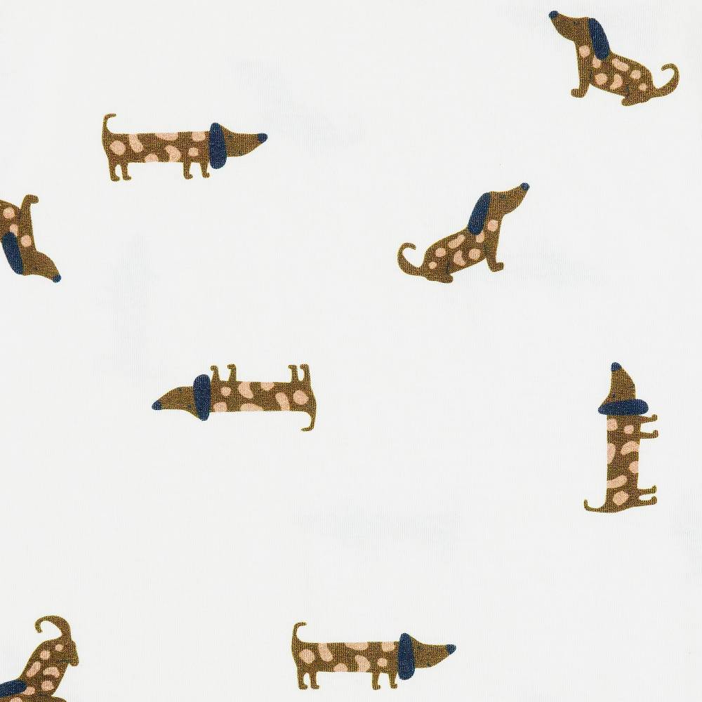 Lässig Baby Schlafoverall - Bio Baumwolle, Hund, Milky Tägliche Deals