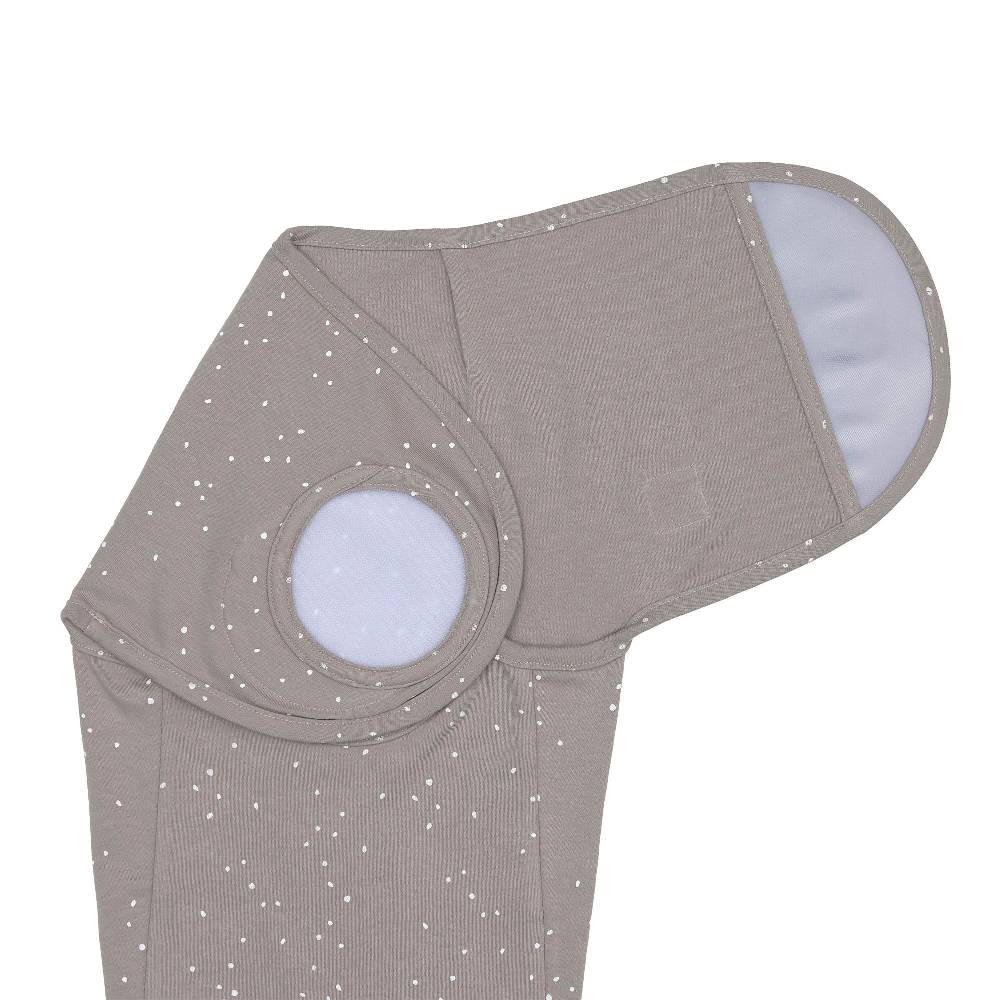 Lässig Pucksack - Bio Baumwolle, Sprinkle Taupe, Grau Sonderangebote