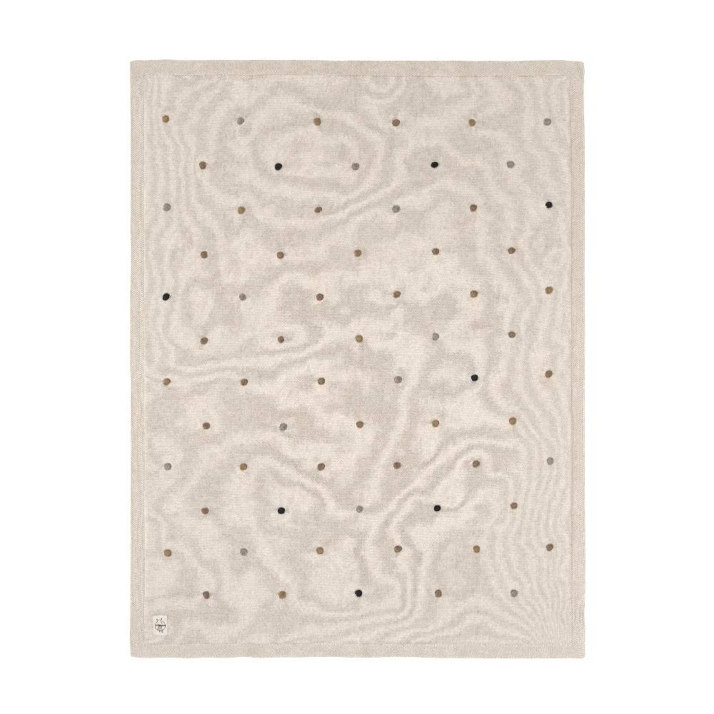 Lässig Babydecke - Bio Baumwolle, Dots Nature
