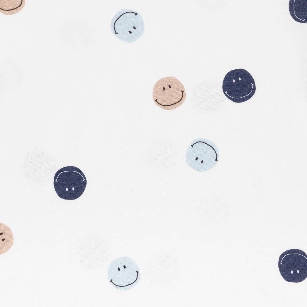 Lässig Baby Jumpsuit - Bio Baumwolle, Smile, Milky Bis zu 50% Rabatt