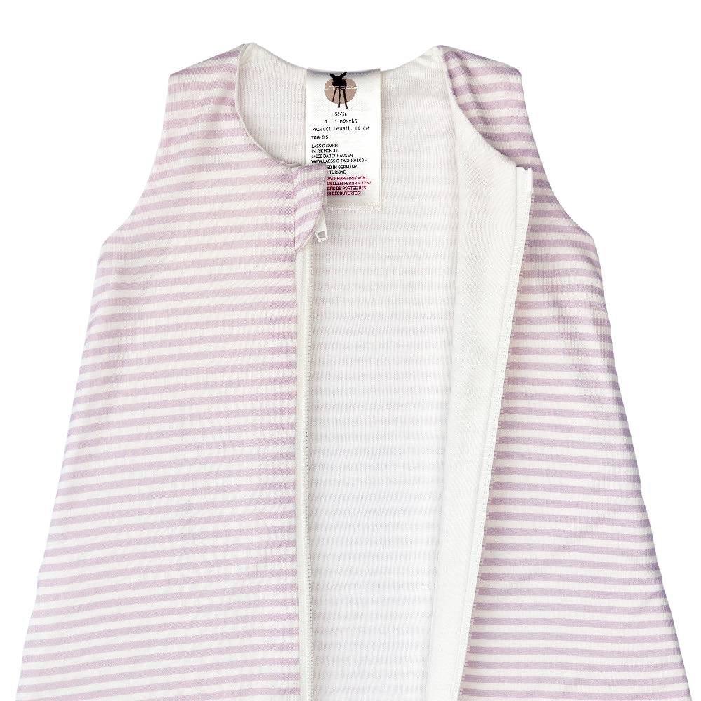 Lässig Baby Schlafsack 0,5 TOG - Gestreift, Lila Milky Bis zu 65% Rabatt