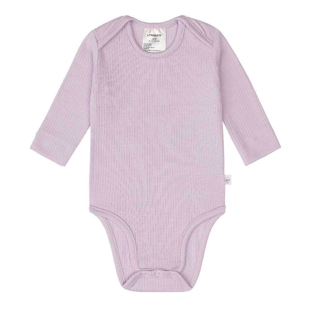 Lässig Baby Body Langarm - gerippt, Lila Kostenloser Versand international