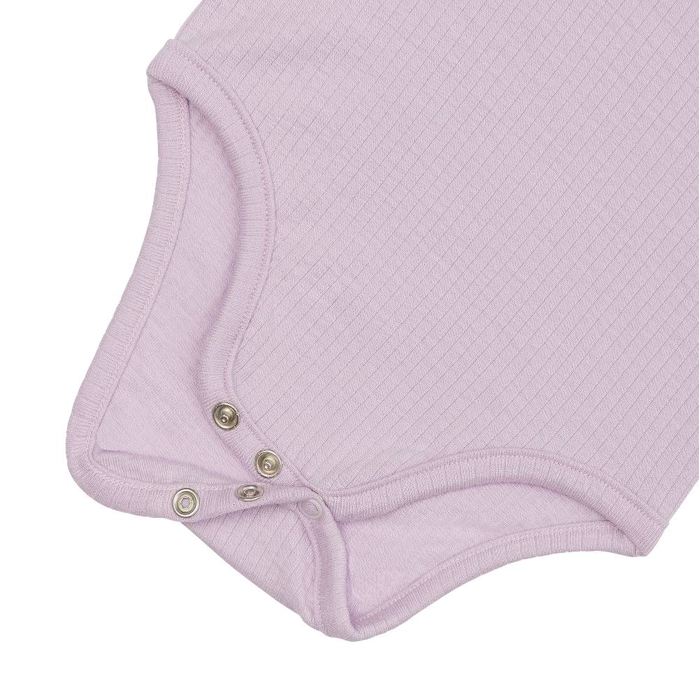 Lässig Baby Body Langarm - gerippt, Lila Kostenloser Versand international