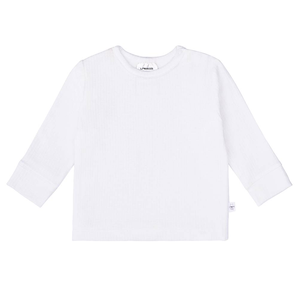 Lässig Baby Langarm Shirt - gerippt, Milky