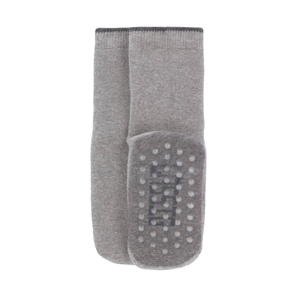 Lässig Kinder Antirutsch-Socken (2er-Set), Grau Beige Outlet