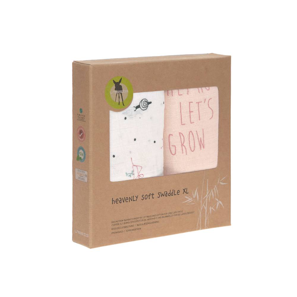 Lässig Mulltücher (2 Stk) - Heavenly Soft Swaddle XL, Garden Explorer Schnecke Meist gekauft