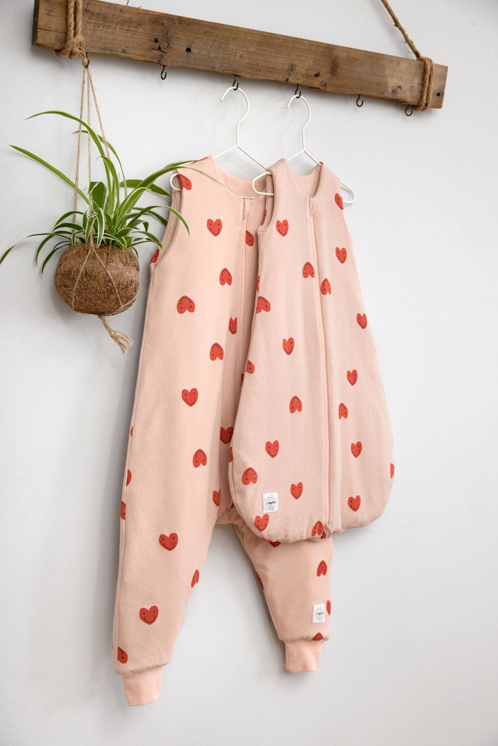 Lässig Babyschlafsack 2,5 TOG - Herz, Rosa Limitierter Zeitrabatt