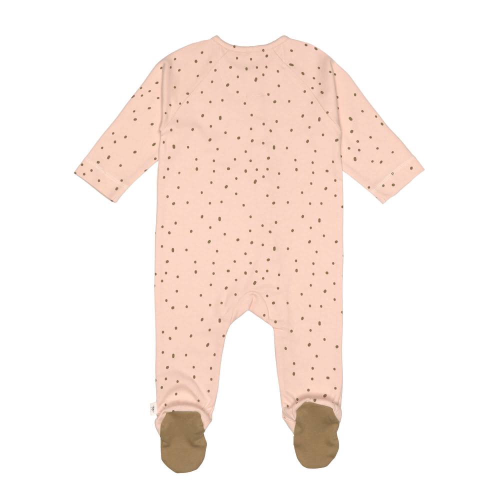 Lässig Baby Schlafanzug mit Füßen - Bio Baumwolle, Rosa Begrenztes Angebot