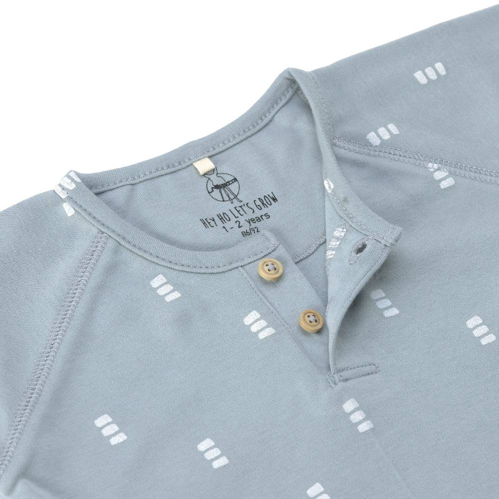 Lässig Baby Langarmshirts - Bio Baumwolle, Blocks, Hellblau Cyber Monday