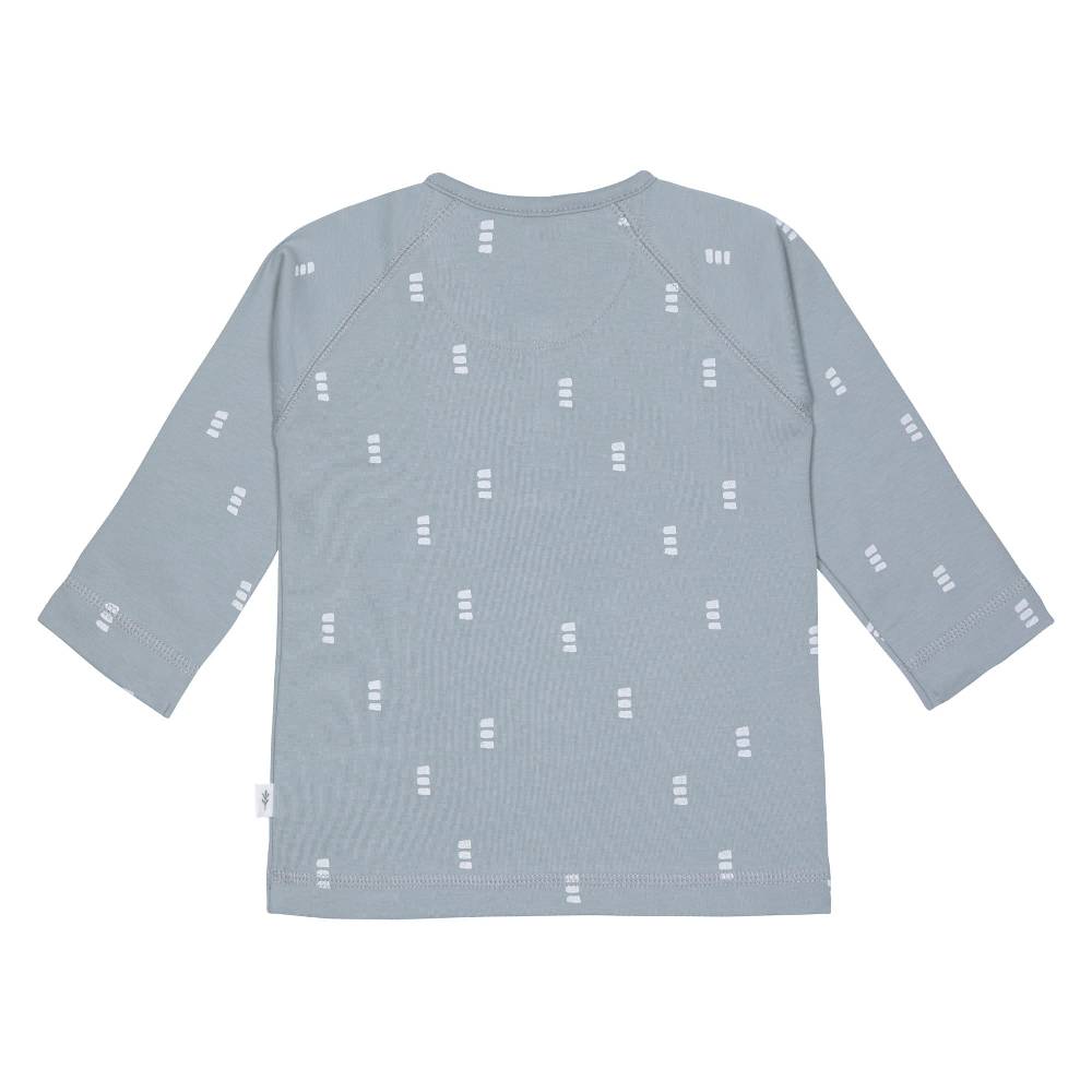 Lässig Baby Langarmshirts - Bio Baumwolle, Blocks, Hellblau Cyber Monday