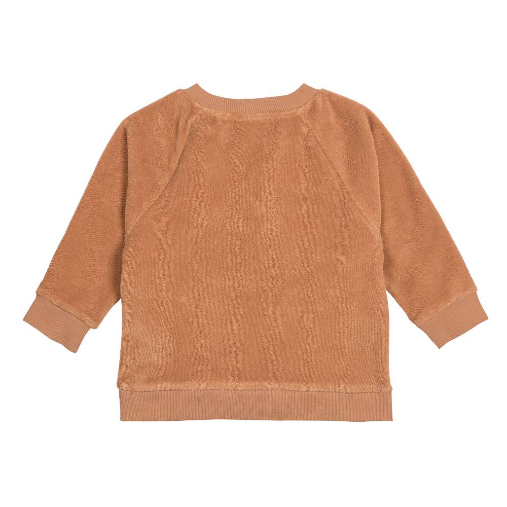 Lässig Frottee Sweater Kinder, Karamell Osterangebot
