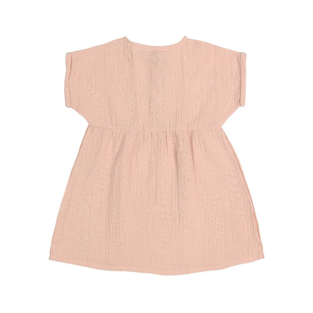 Lässig Kinderkleid - Bio Baumwolle, Rosa Valentinstagsangebot