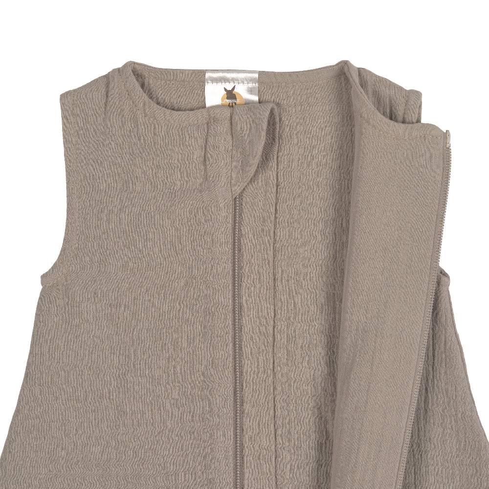 Lässig Baby Sommerschlafsack Tog 1 - Bio Baumwolle, Taupe, Grau Exklusive Angebote