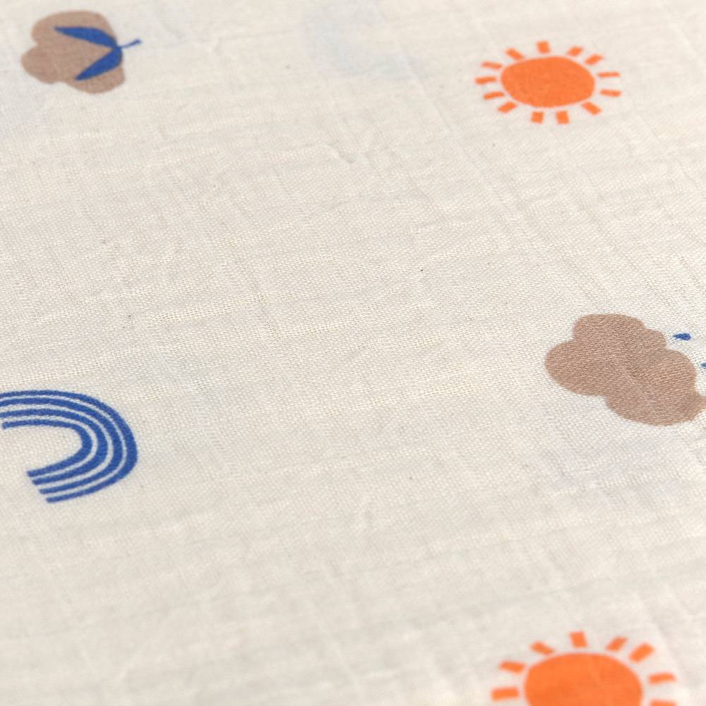 Lässig Mulltücher 2er Set L - Nature, Beige Letzte 2 Tage