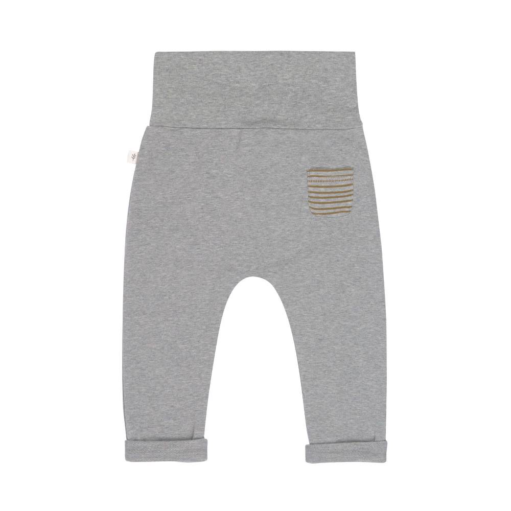 Lässig Babyhose - Bio Baumwolle, Grey Mélange Bis zu 60% Rabatt