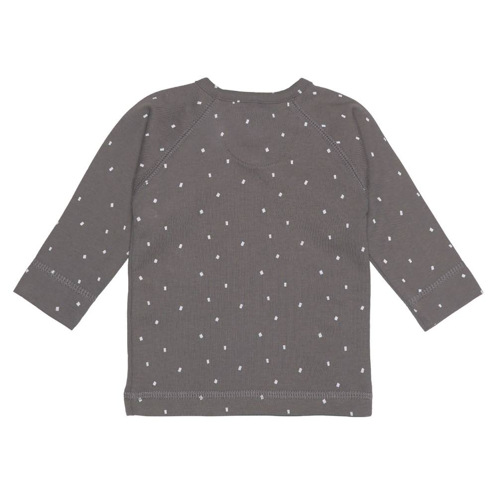 Lässig Baby Wickelshirt - Bio Baumwolle, Spots, Anthrazit Bis zu 65% Rabatt