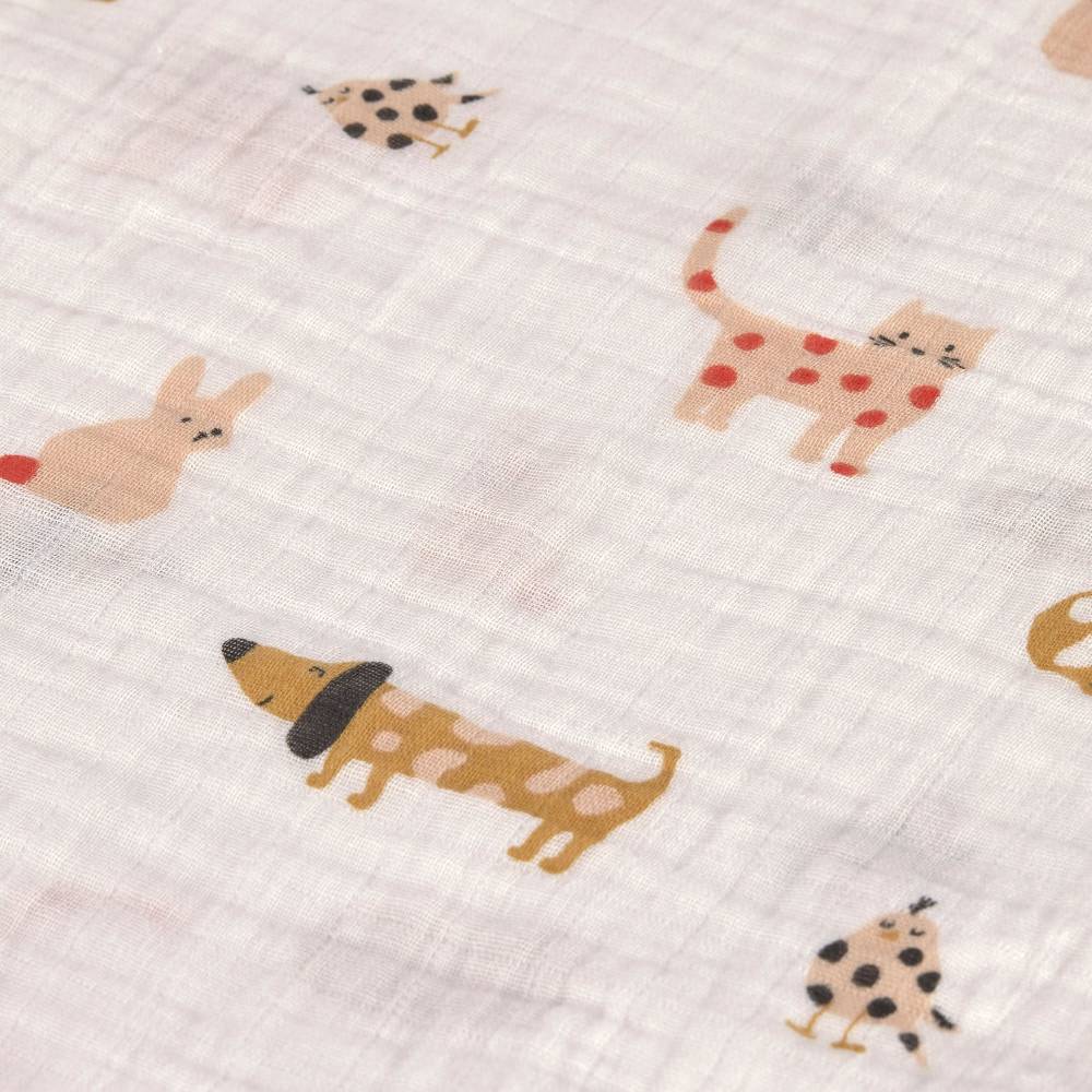 Lässig Mulltücher 3er Set 85 x 85 cm - Little Mateys, Spicy Orange Nur für heute