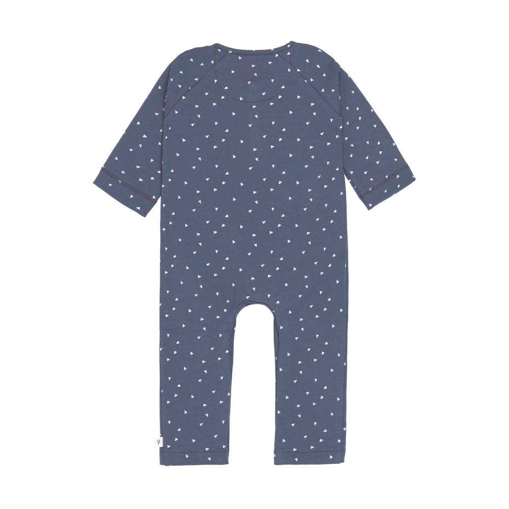 Lässig Strampler, Baby Overall - Bio Baumwolle, Triangle Blau Kostenloser Versand international