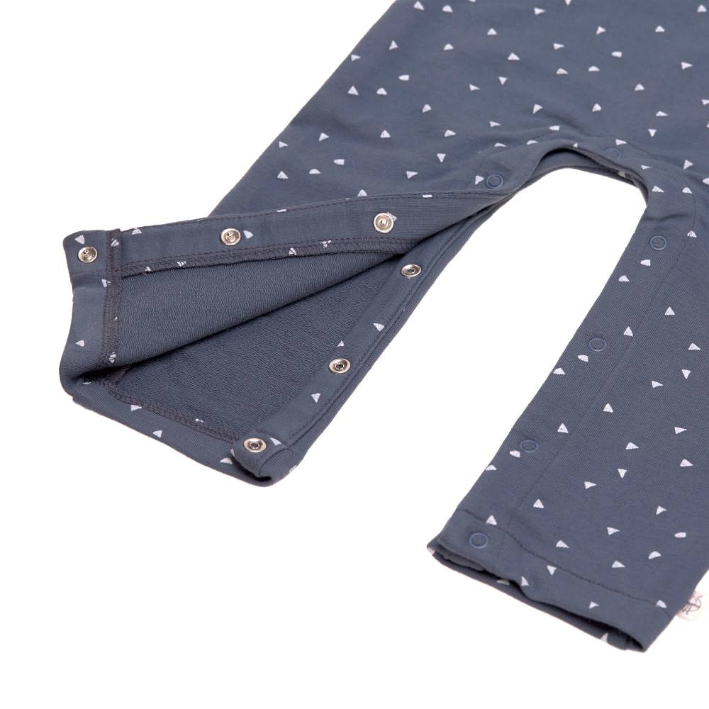 Lässig Strampler, Baby Overall - Bio Baumwolle, Triangle Blau Kostenloser Versand international