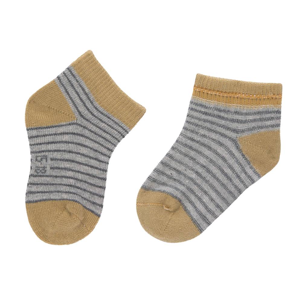 Lässig Kinder Sneaker Socken (3er-Set), Curry Limitierter Zeitrabatt