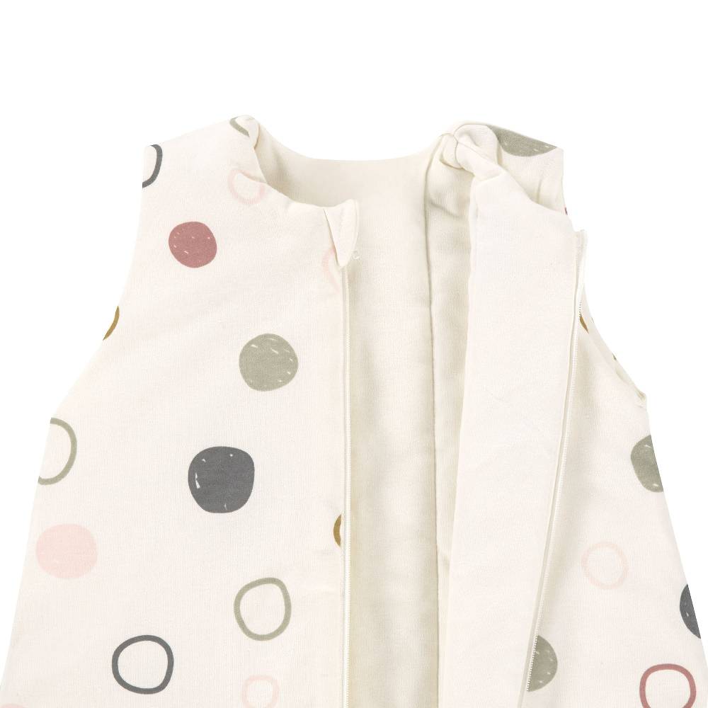Lässig Kinder Schlafoverall 2,5 TOG, Circles, Weiß Flash Sale