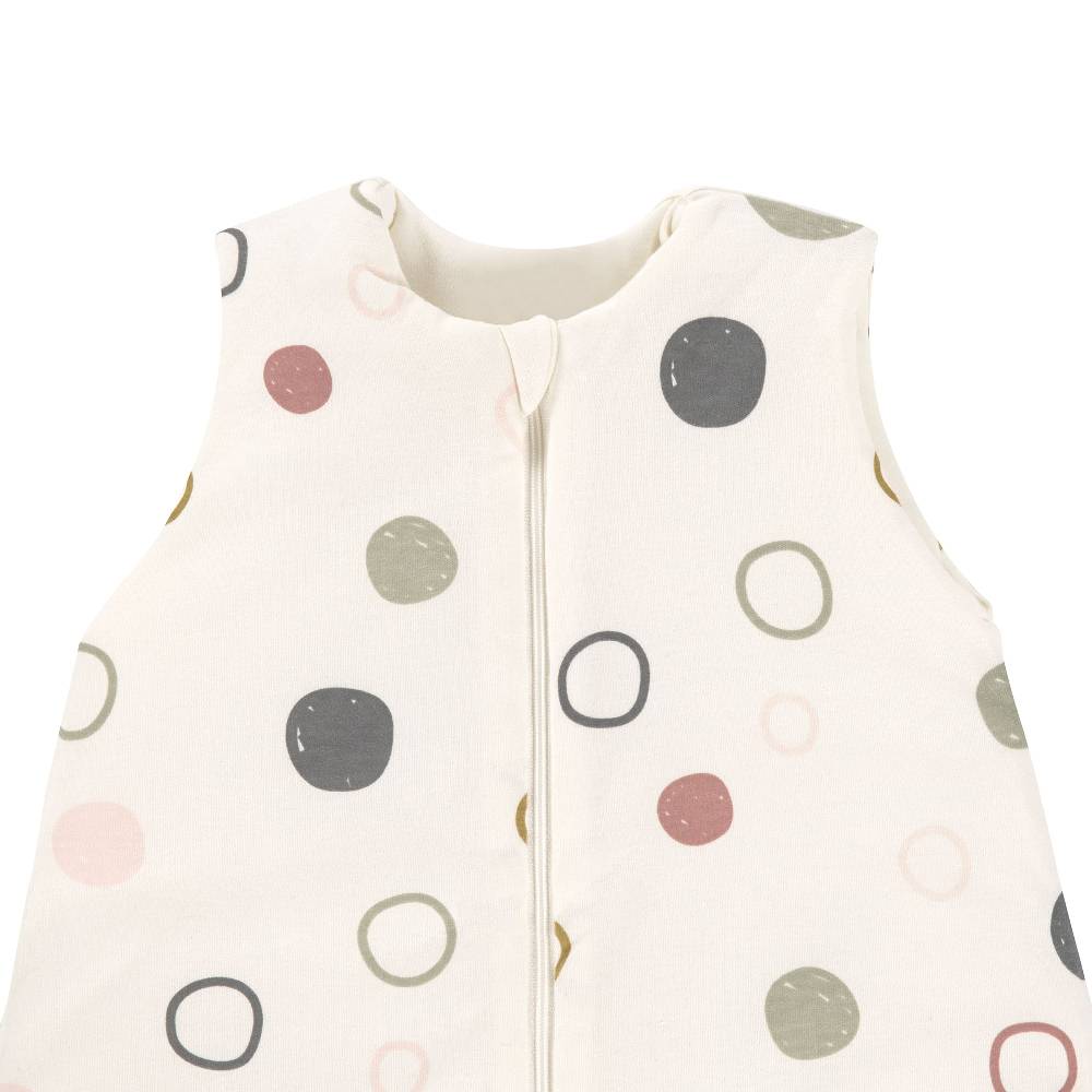 Lässig Kinder Schlafoverall 2,5 TOG, Circles, Weiß Flash Sale
