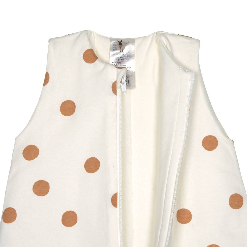 Lässig Kinder Schlafoverall 2,5 TOG, Big Dots, Milky Preisnachlass