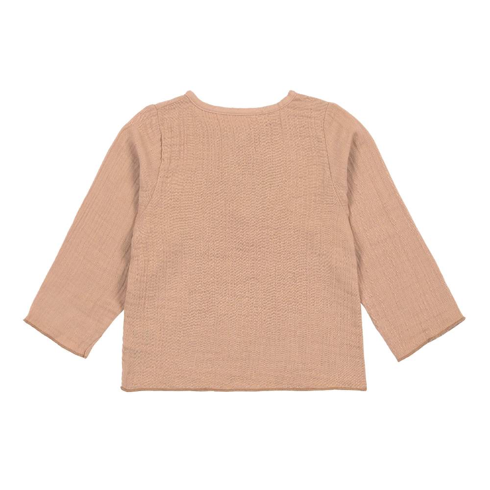Lässig Musselin Langarmshirt - Bio Baumwolle, Orange Black Friday
