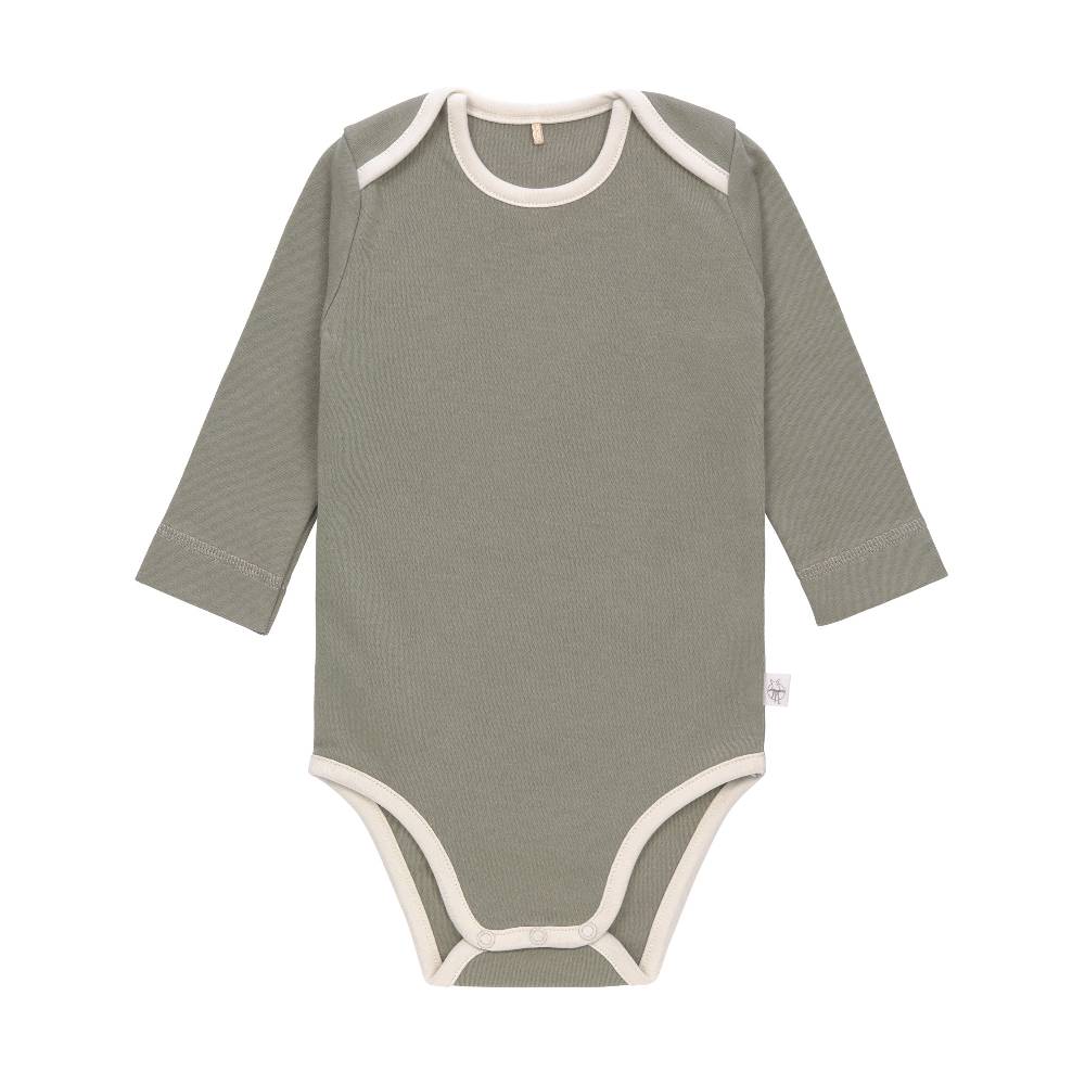Lässig Baby Body (2er Set) langarm - Bio Baumwolle, Blau Top Angebot