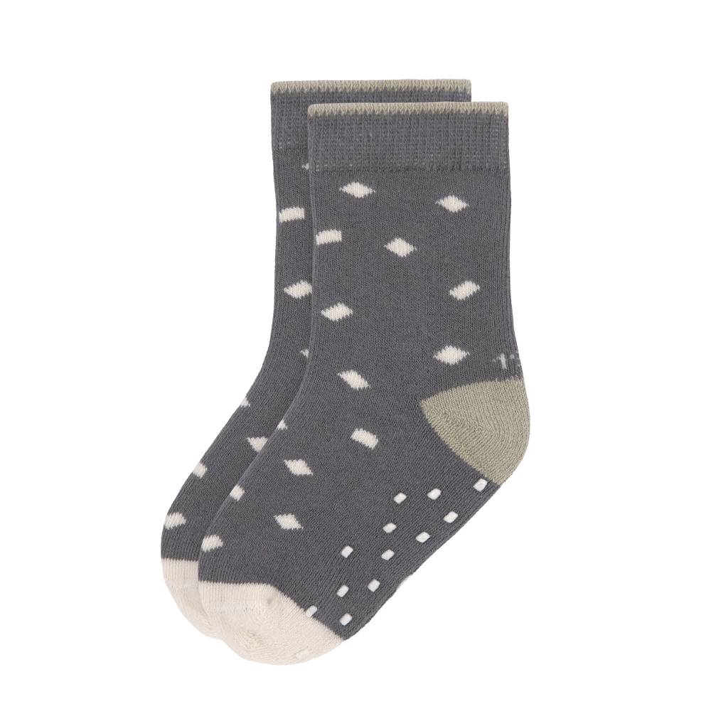 Lässig Kinder Antirutsch-Socken (2er-Set), Anthrazit Oliv Neueste Mode