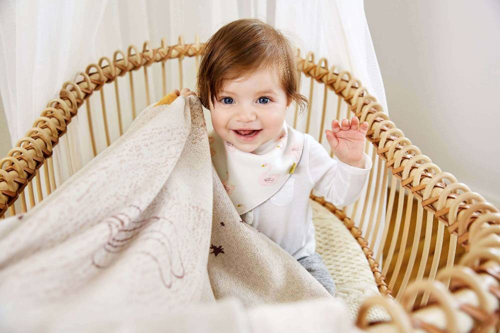 Lässig Dreieckstuch Baby - Bandana, Little Water Swan Große Rabatte