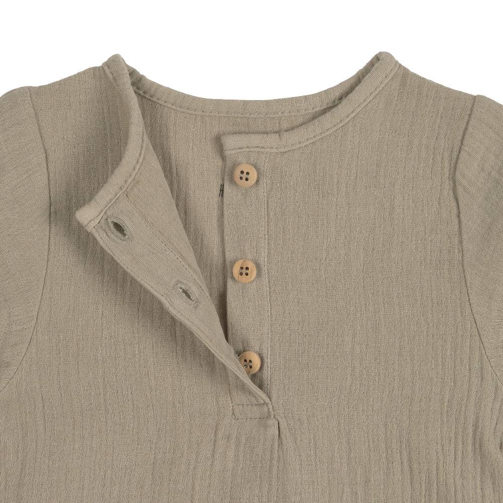 Lässig Baby Langarmshirt - Bio Baumwolle, Oliv Riesige Ersparnisse