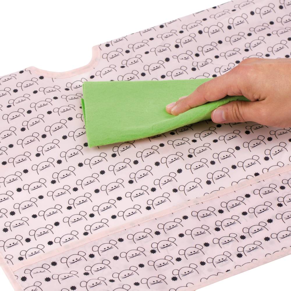 Lässig Ärmellätzchen - Bib Long Sleeve, Little Chums Mouse Tiefpreis