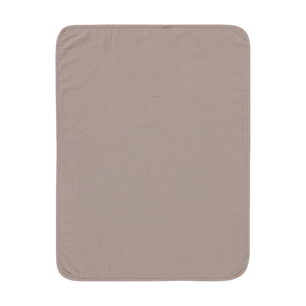 Lässig Babydecke - Bio Baumwolle, Blocks Taupe, Grau Letzte 3 Tage
