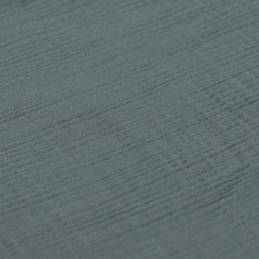 Lässig Musselin Kinderkleid - Bio Baumwolle, Petrolgrün Letzte 2 Tage
