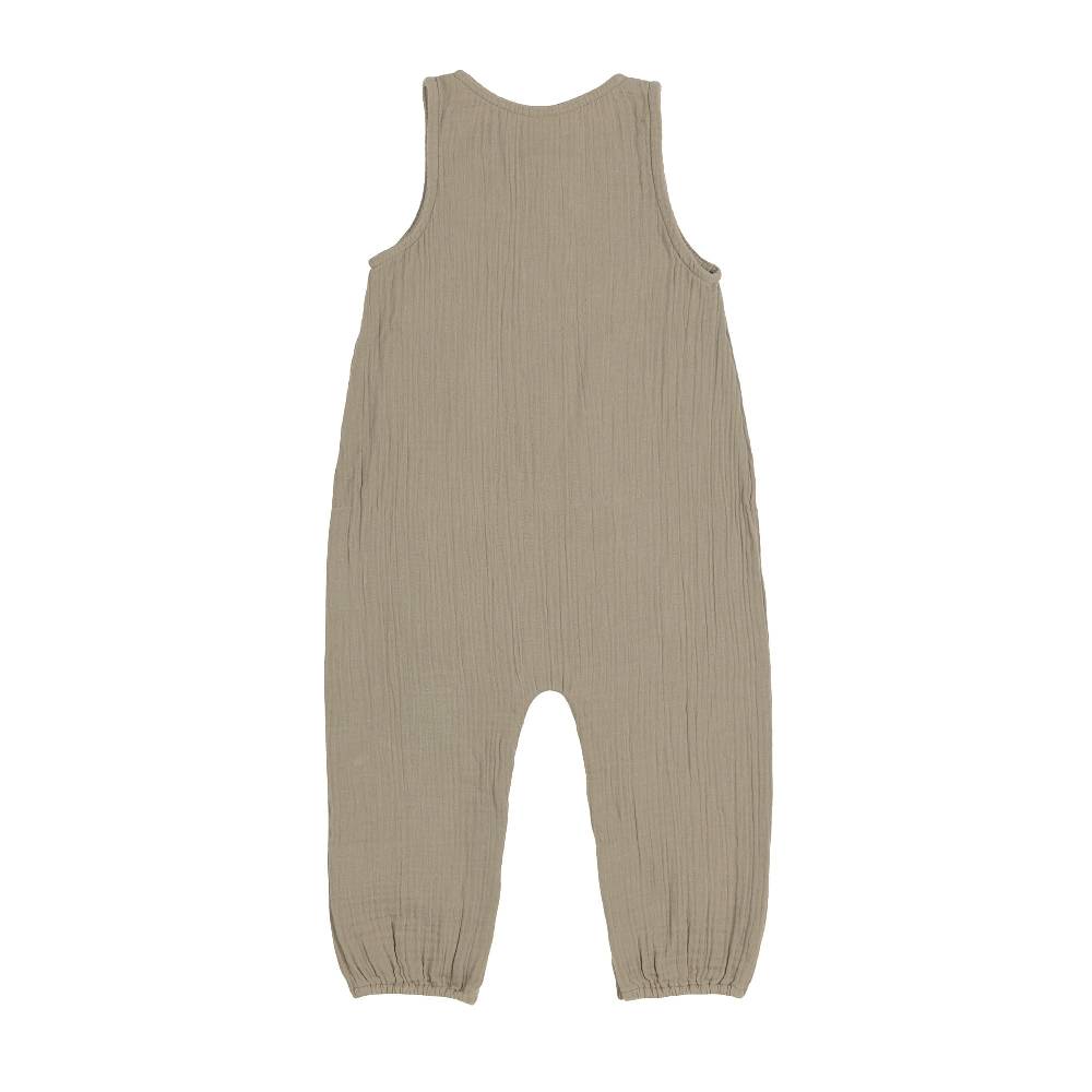 Lässig Baby Jumpsuit - Bio Baumwolle, Oliv Letzter Tag