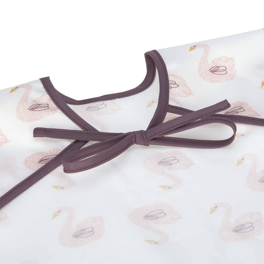 Lässig Ärmellätzchen - Bib Long Sleeve, Little Water Swan Bis zu 50% Rabatt