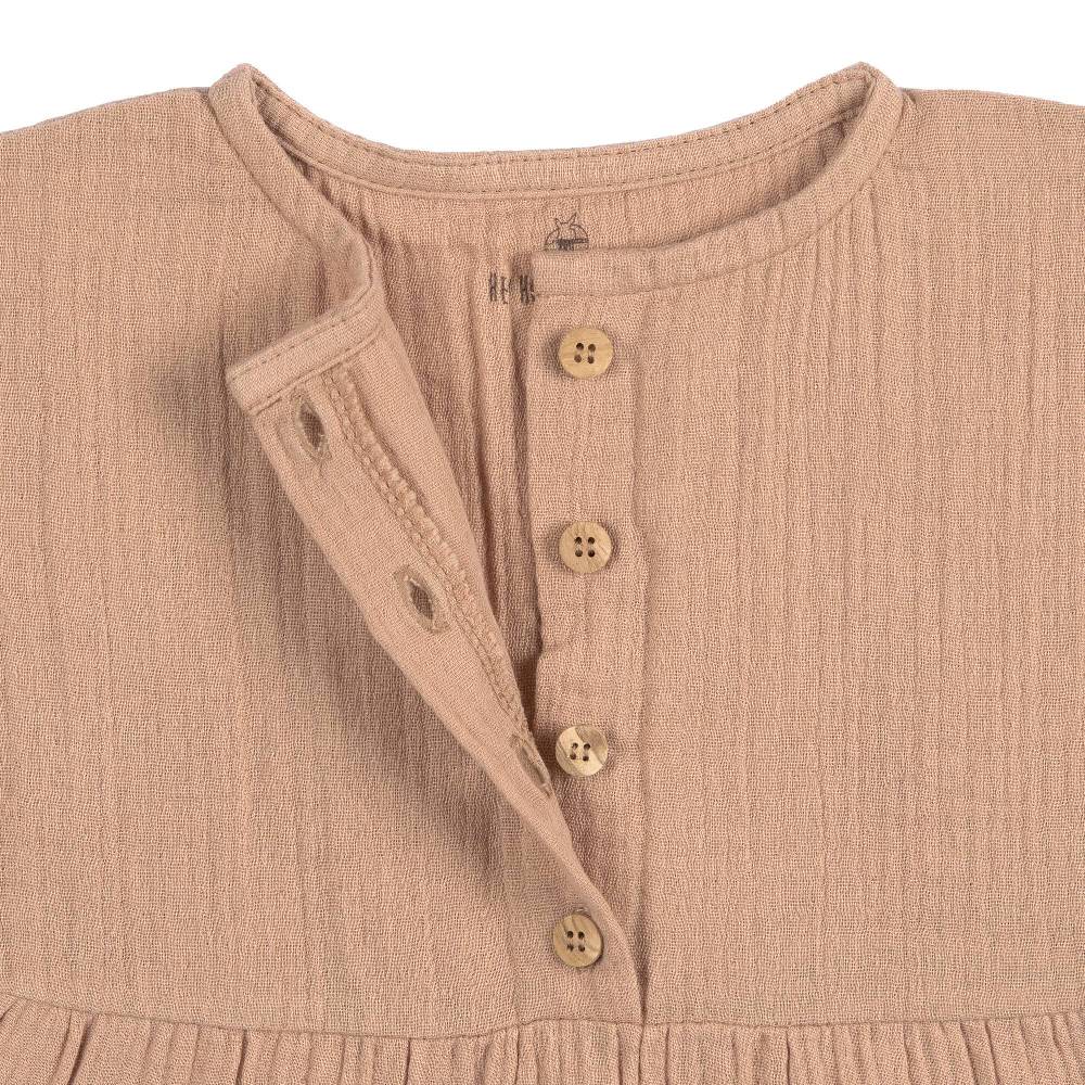 Lässig Musselin Kinderkleid - Bio Baumwolle, Orange Bis zu 60% Rabatt