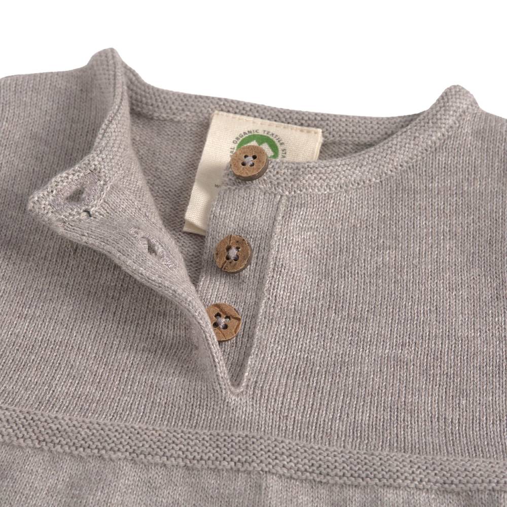 Lässig Babykleid - Strick Bio-Baumwolle, Grau Bis zu 65% Rabatt