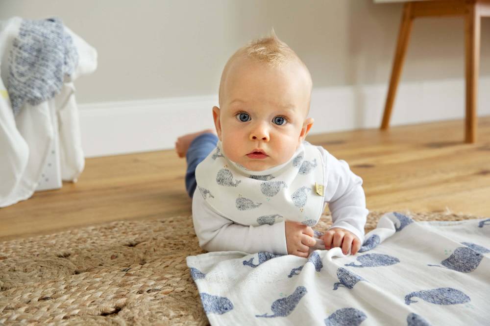 Lässig Dreieckstuch Baby - Bandana, Little Water Whale Vierteljährliche Förderung
