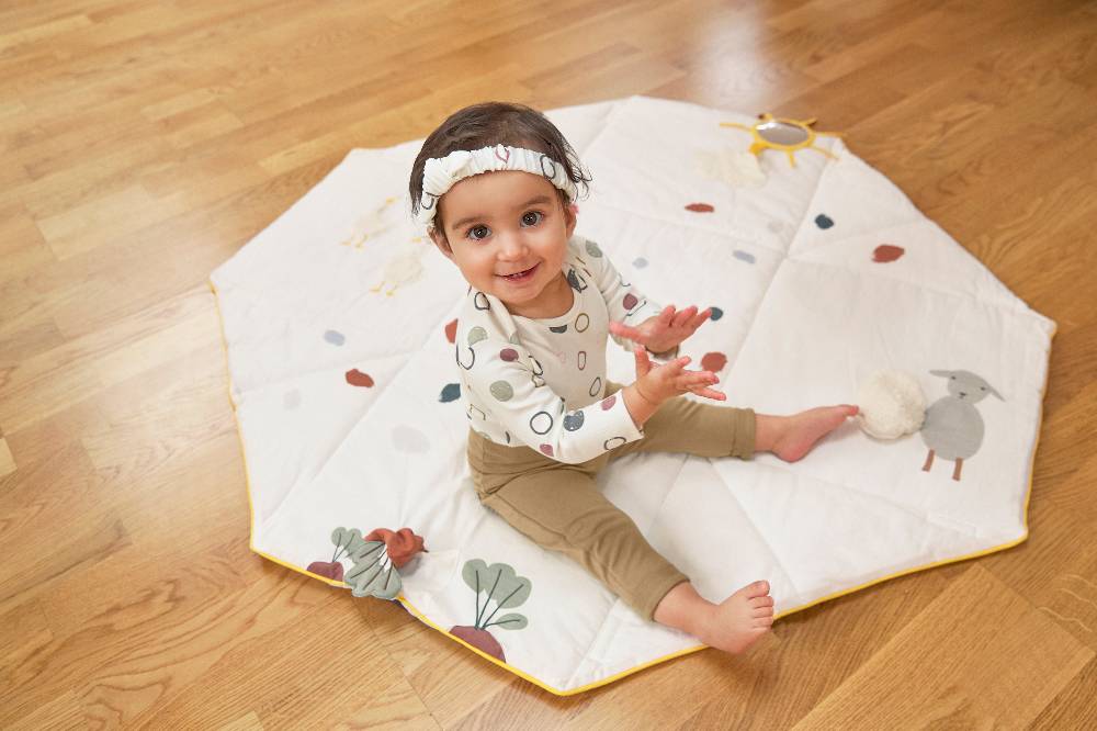 Lässig Baby Langarmshirts - Bio Baumwolle, Circles, Weiß Clearance-Verkauf